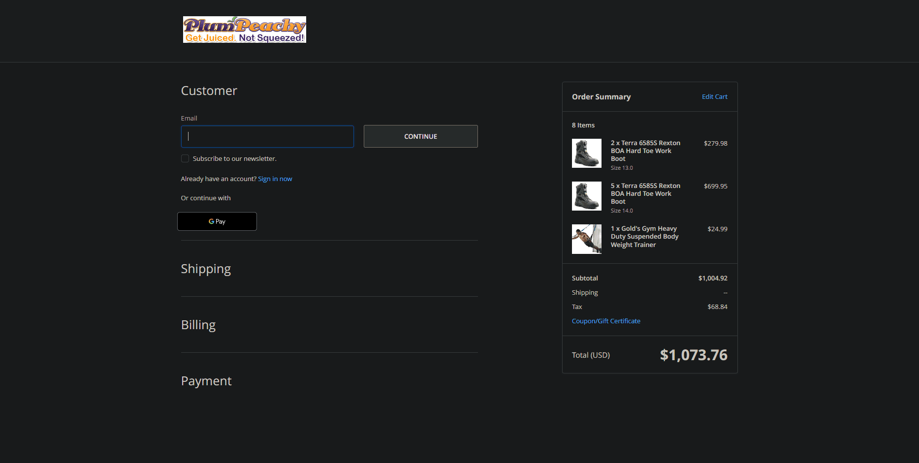 How to apply Plumpeachy coupon code